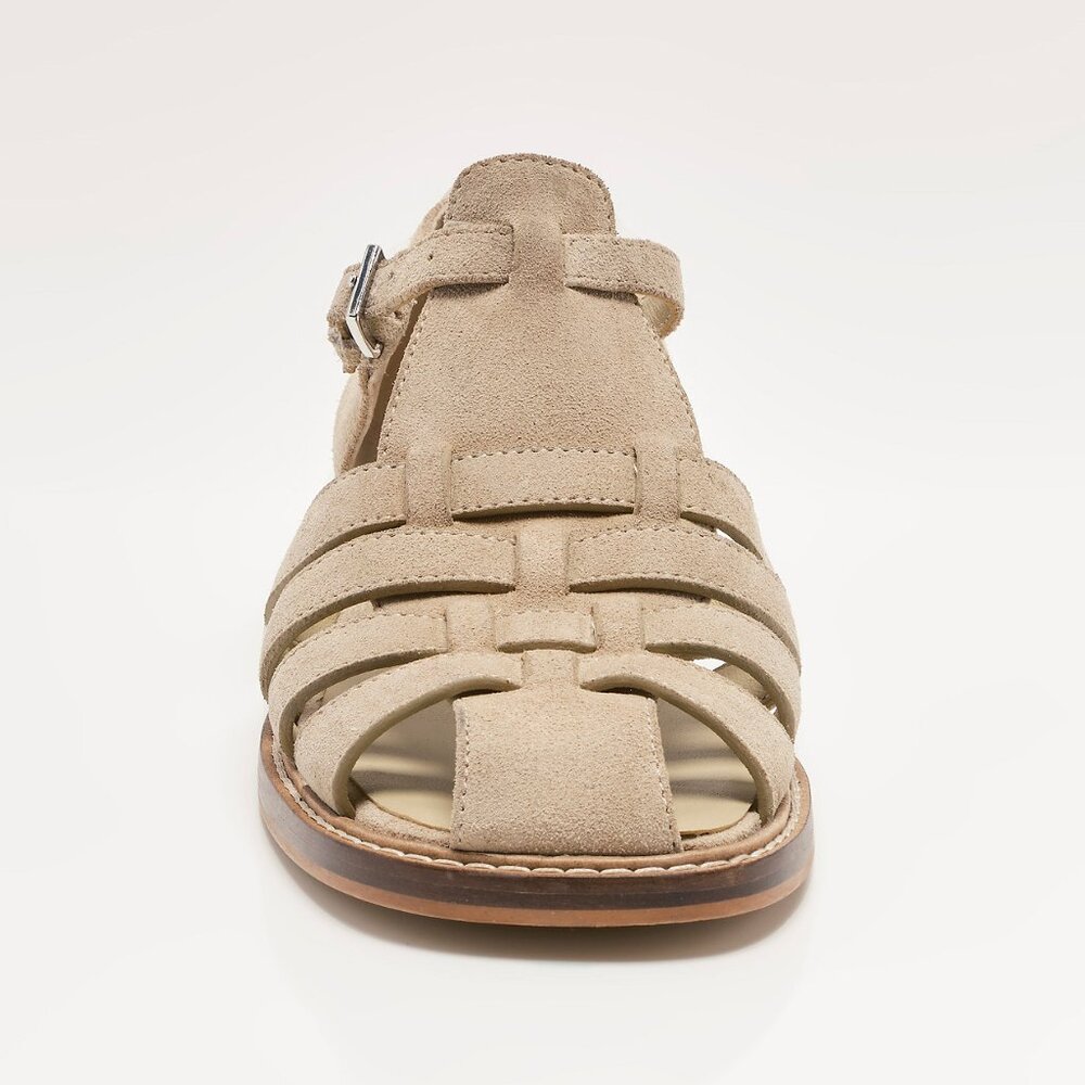 Free People Beige Suede Fisherman Sandals - Picture 11 of 15